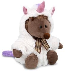 PLUSH UNICORN - SUPER SOFT PLUSH - HEDGEHOG W/RIBBON