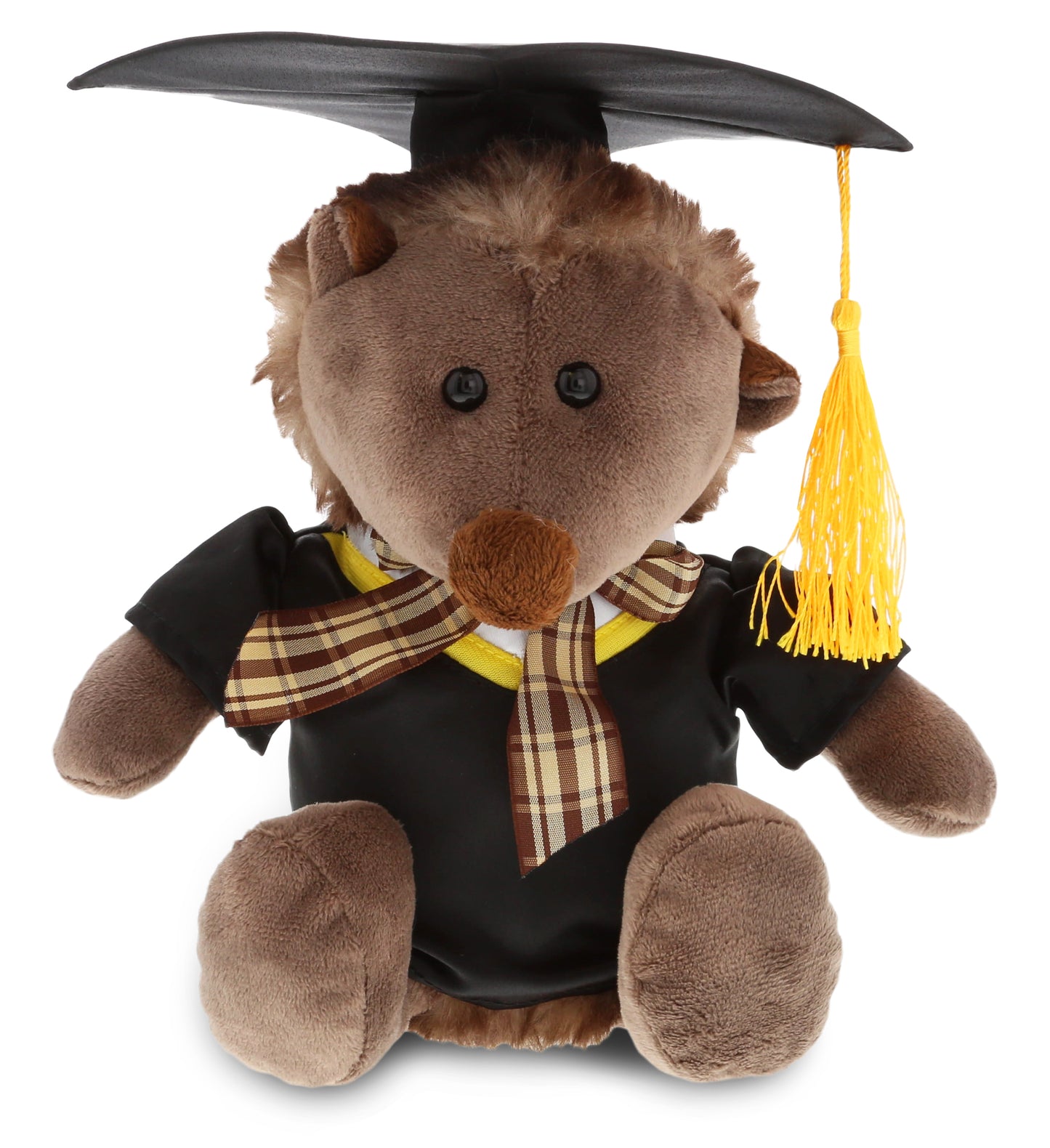 PLUSH GRADUATION - SUPER SOFT PLUSH - HEDGEHOG W/RIBBON
