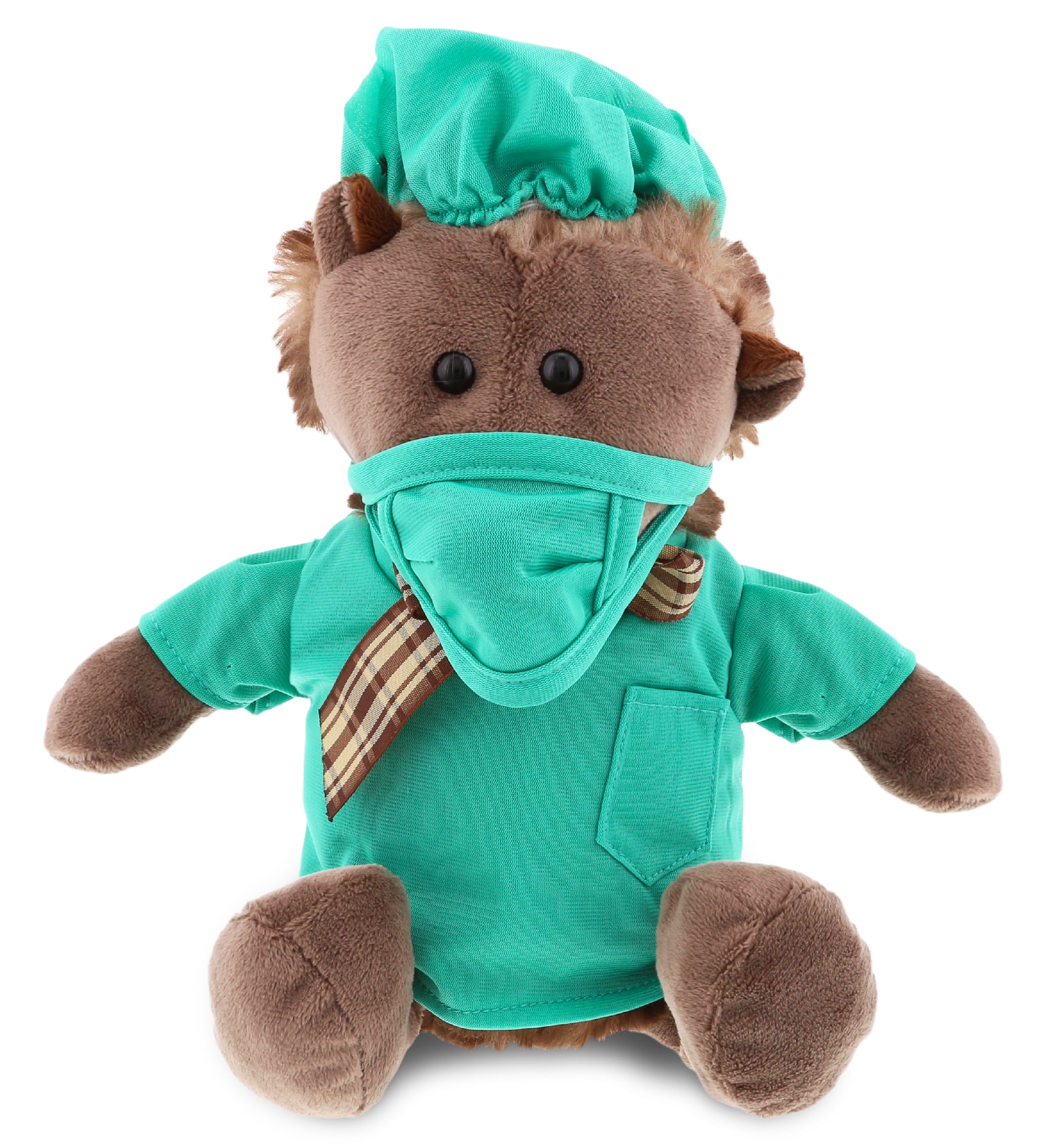 PLUSH DOCTOR - SUPER SOFT PLUSH - HEDGEHOG W/RIBBON