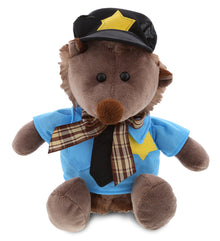 PLUSH POLICE - SUPER SOFT PLUSH - HEDGEHOG W/RIBBON