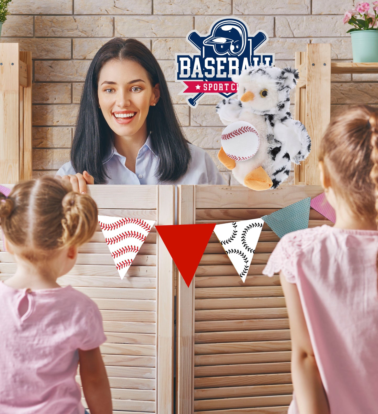 SUPER SOFT PLUSH HAND PUPPET - WHITE OWL WITH BASEBALL PLUSH