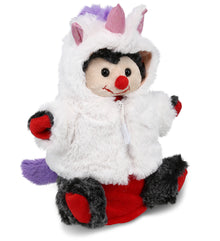 PLUSH UNICORN - SUPER SOFT PLUSH HAND PUPPET - LADYBUG