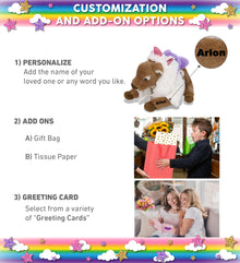 SUPER-SOFT PLUSH - FAWN DEER 10" with Unicorn Dress Up