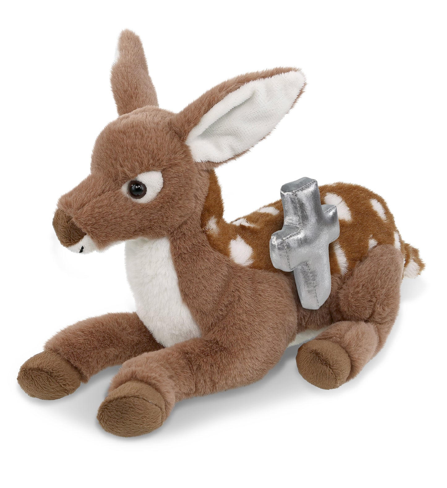 PLUSH CROSS - SUPER-SOFT PLUSH - FAWN DEER 10"