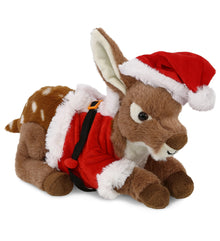 PLUSH SANTA - SUPER-SOFT PLUSH - FAWN DEER 10"