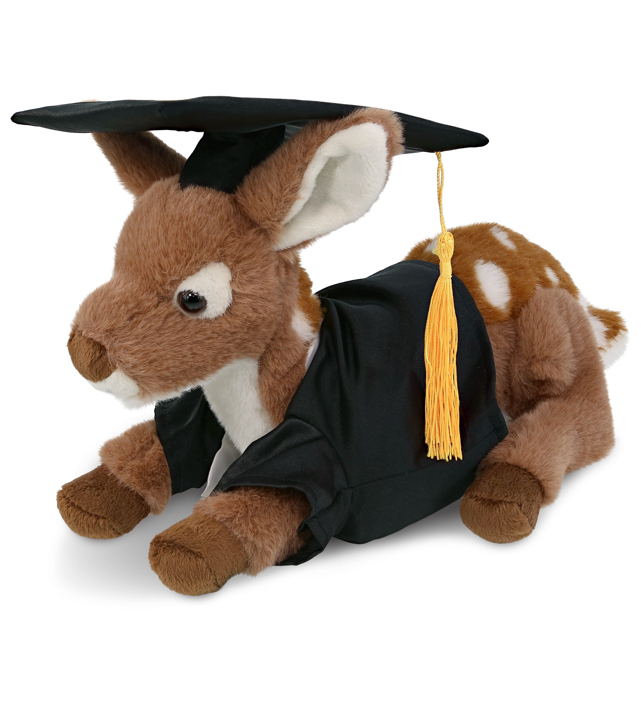 PLUSH GRADUATION - SUPER-SOFT PLUSH - FAWN DEER 10"