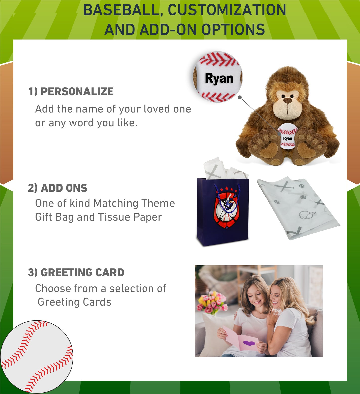 SUPER-SOFT PLUSH - BIG FOOT 12" WITH BASEBALL PLUSH