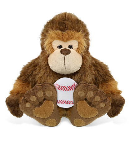 SUPER-SOFT PLUSH - BIG FOOT 12" WITH BASEBALL PLUSH