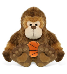 SUPER-SOFT PLUSH - BIG FOOT 12" WITH BASKETBALL PLUSH