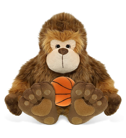 SUPER-SOFT PLUSH - BIG FOOT 12" WITH BASKETBALL PLUSH