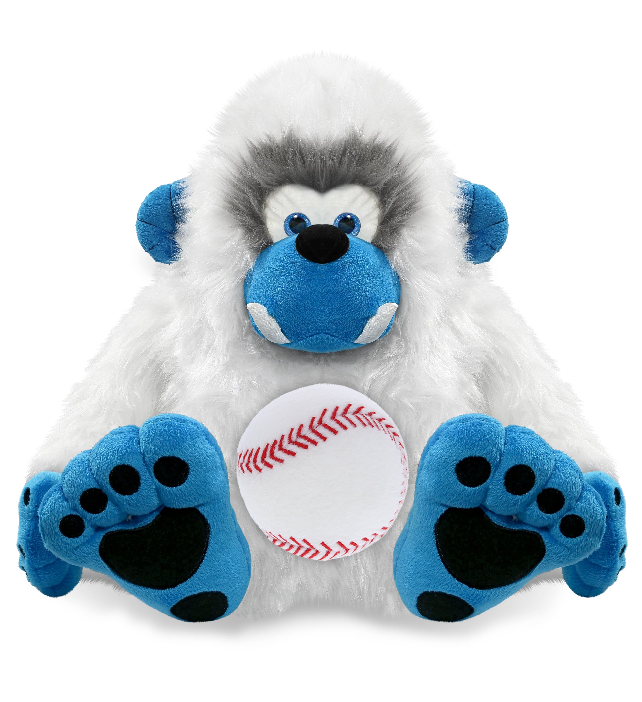 SUPER-SOFT PLUSH - YETI 12" WITH BASEBALL PLUSH