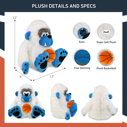 SUPER-SOFT PLUSH - YETI 12" WITH BASKETBALL PLUSH