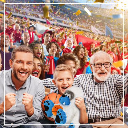 SUPER-SOFT PLUSH - YETI 12" WITH BASKETBALL PLUSH