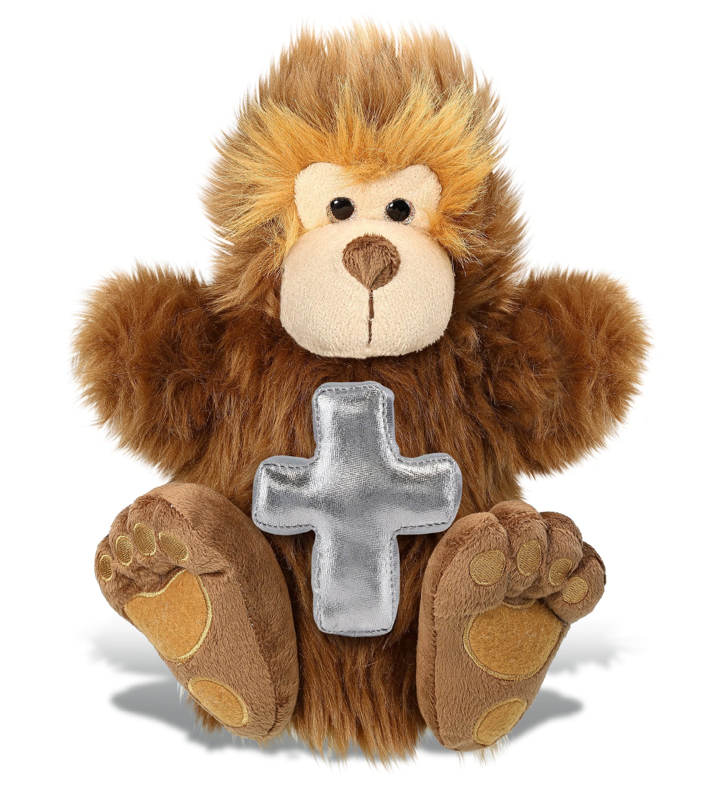 PLUSH CROSS - SUPER-SOFT PLUSH HAND PUPPET - BIG FOOT