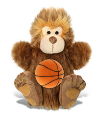 SUPER-SOFT PLUSH HAND PUPPET - BIG FOOT WITH BASKETBALL PLUSH