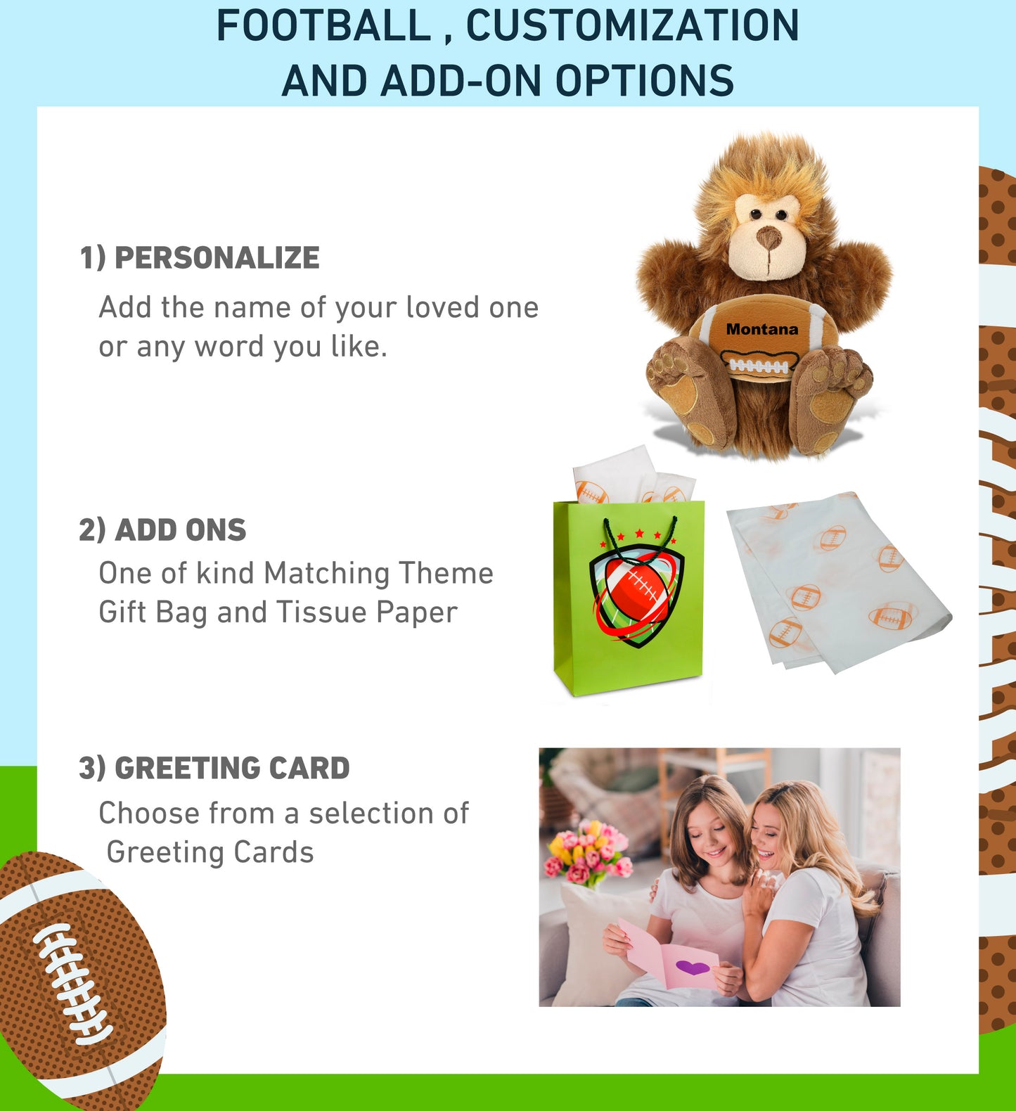 SUPER-SOFT PLUSH HAND PUPPET - BIG FOOT WITH FOOTBALL PLUSH