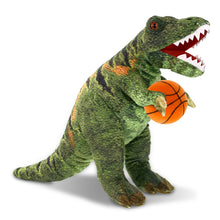 WILD COLLECTION PLUSH - TYRANNOSAURUS REX DINOSAUR 16" WITH BASKETBALL PLUSH