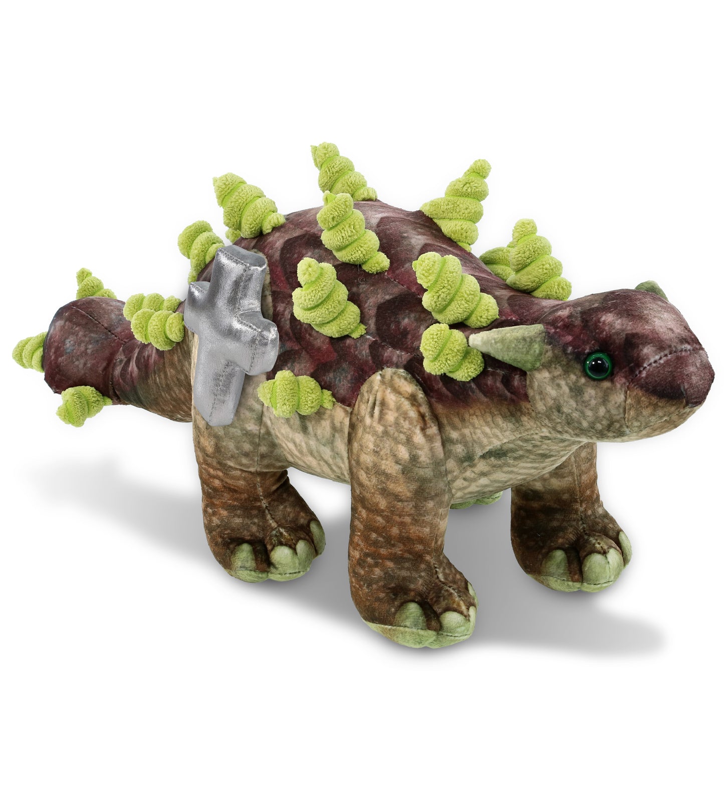 PLUSH CROSS - WILD COLLECTION PLUSH - ANKYLOSAURUS DINOSAUR 18"