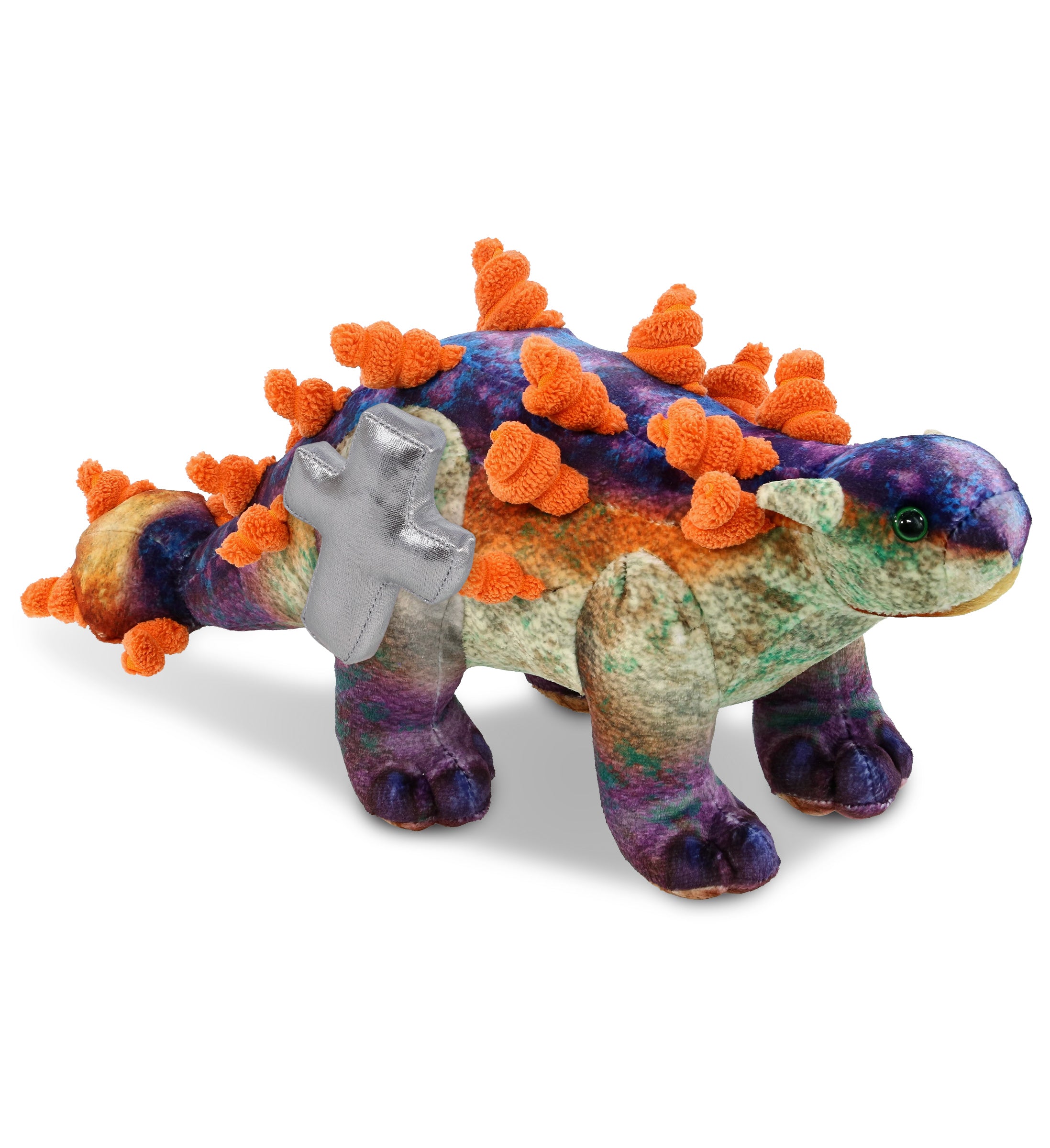 PLUSH CROSS - WILD COLLECTION PLUSH - ANKYLOSAURUS DINOSAUR 15"