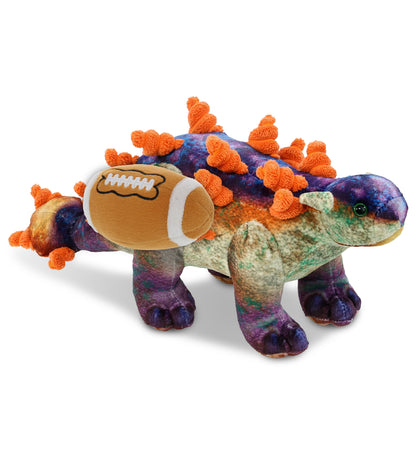 WILD COLLECTION PLUSH - ANKYLOSAURUS DINOSAUR 15" WITH FOOTBALL PLUSH