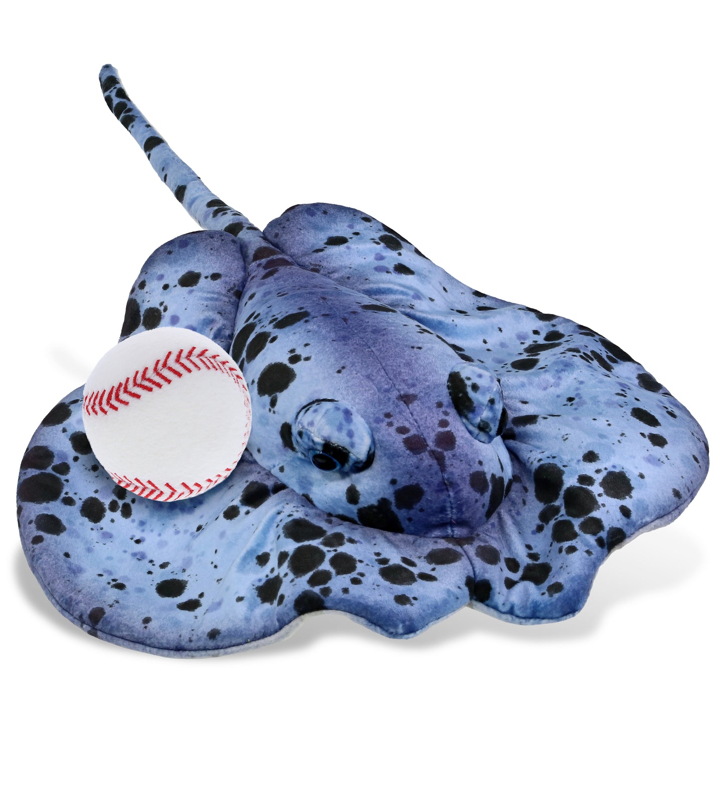 WILD COLLECTION PLUSH - BLUE RAY 20" WITH BASEBALL PLUSH