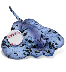 WILD COLLECTION PLUSH - BLUE RAY 20" WITH BASEBALL PLUSH