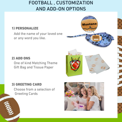 WILD COLLECTION PLUSH - BLUE RAY 20" WITH FOOTBALL PLUSH