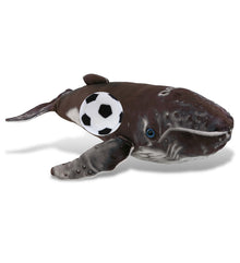 WILD COLLECTION PLUSH - HUMPBACK WHALE 16" WITH SOCCER PLUSH