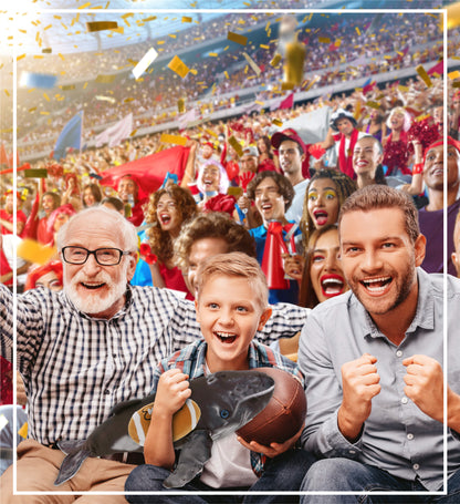 WILD COLLECTION PLUSH - HUMPBACK WHALE 16" WITH FOOTBALL PLUSH