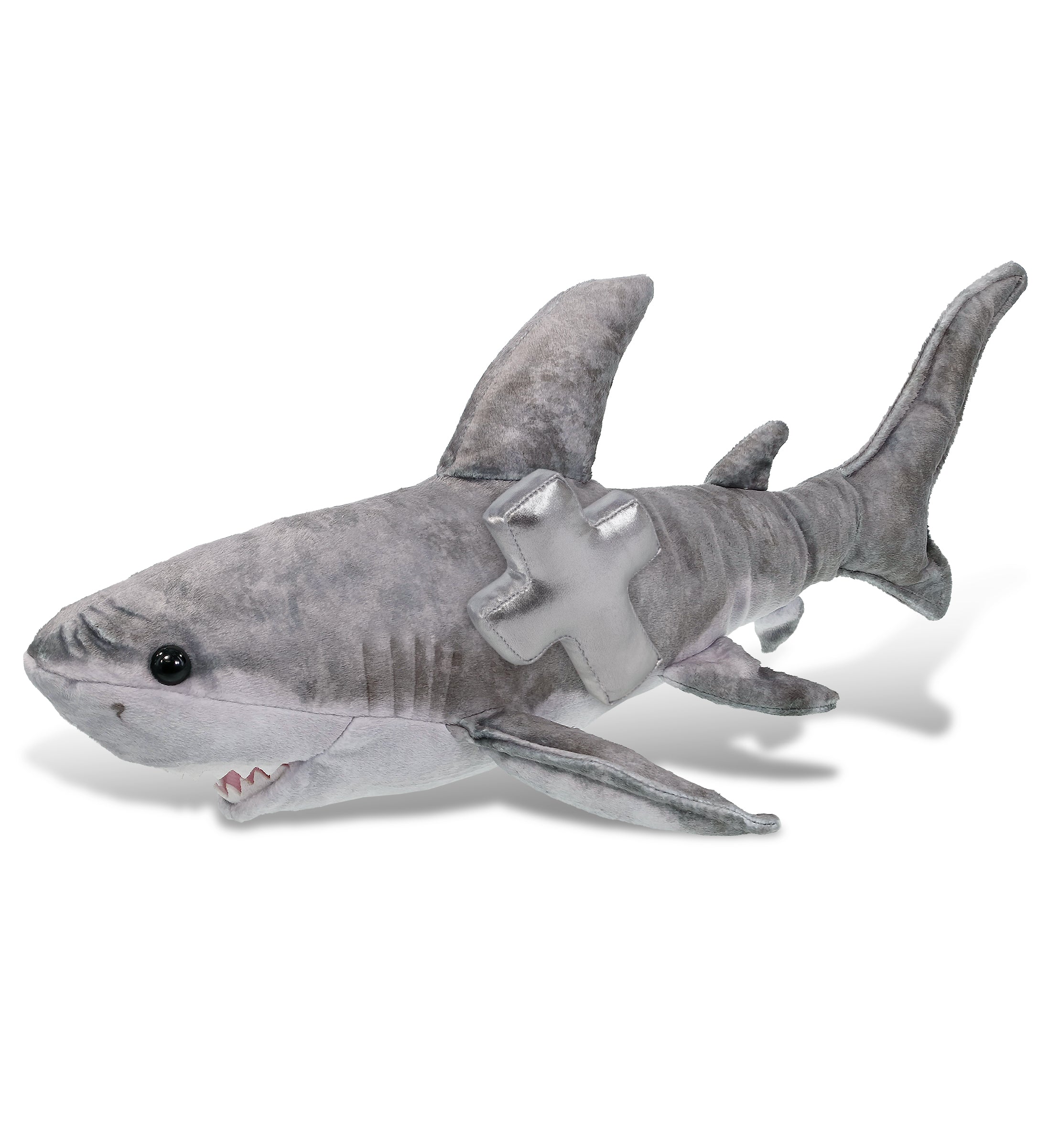 PLUSH CROSS - WILD COLLECTION PLUSH - SHARK 20"