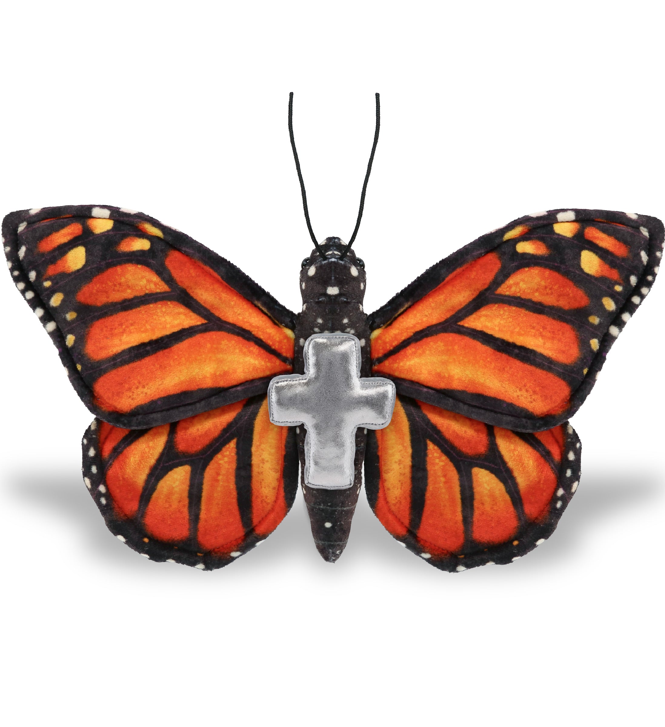 PLUSH CROSS - WILD COLLECTION PLUSH - ORANGE BUTTERFLY 12"