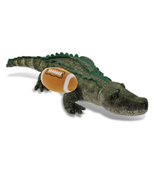 WILD COLLECTION PLUSH - ALLIGATOR 28" WITH FOOTBALL PLUSH