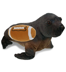 WILD COLLECTION PLUSH - SEA LION 15" WITH FOOTBALL PLUSH