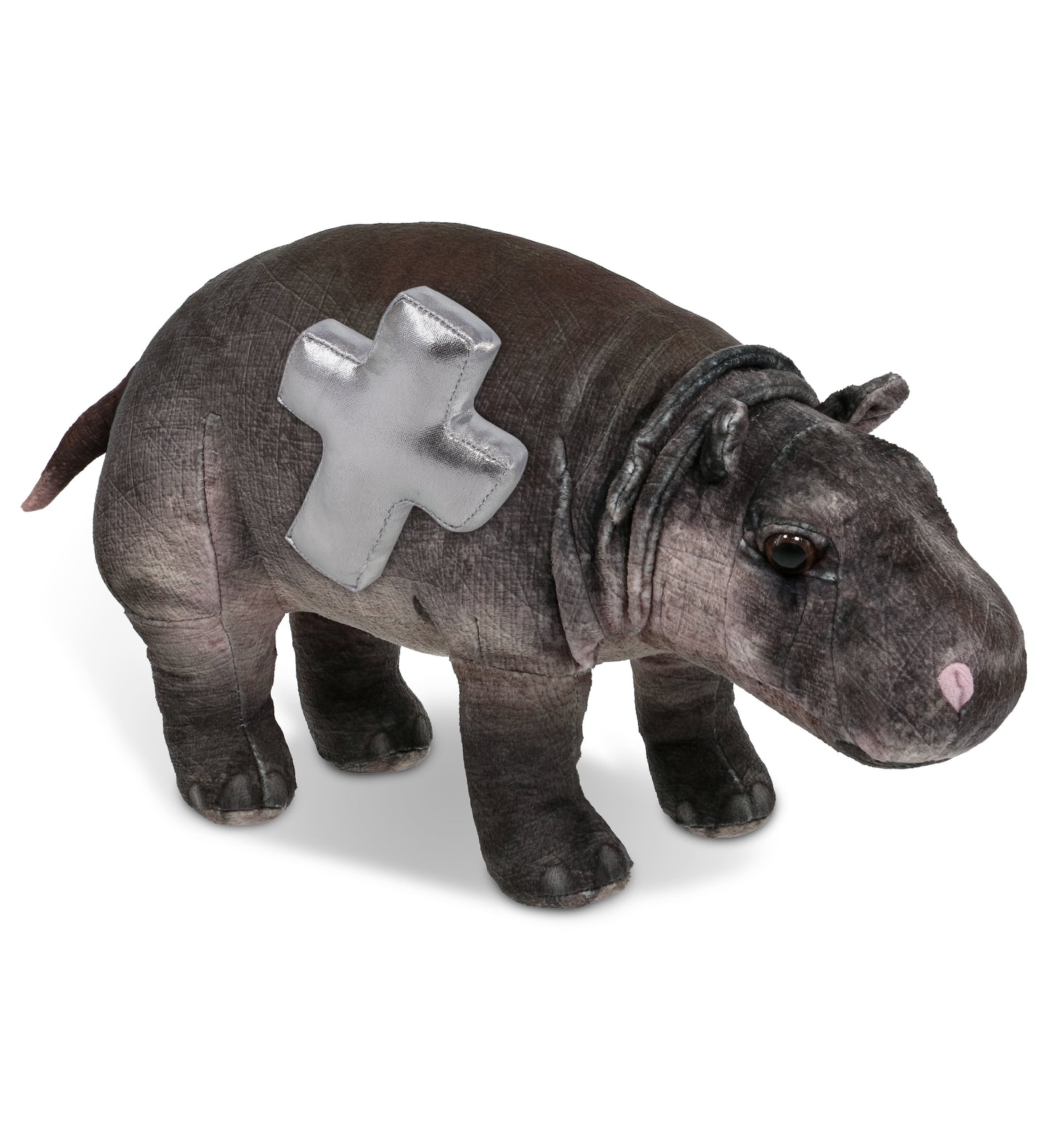 PLUSH CROSS - WILD COLLECTION PLUSH - HIPPO 13"