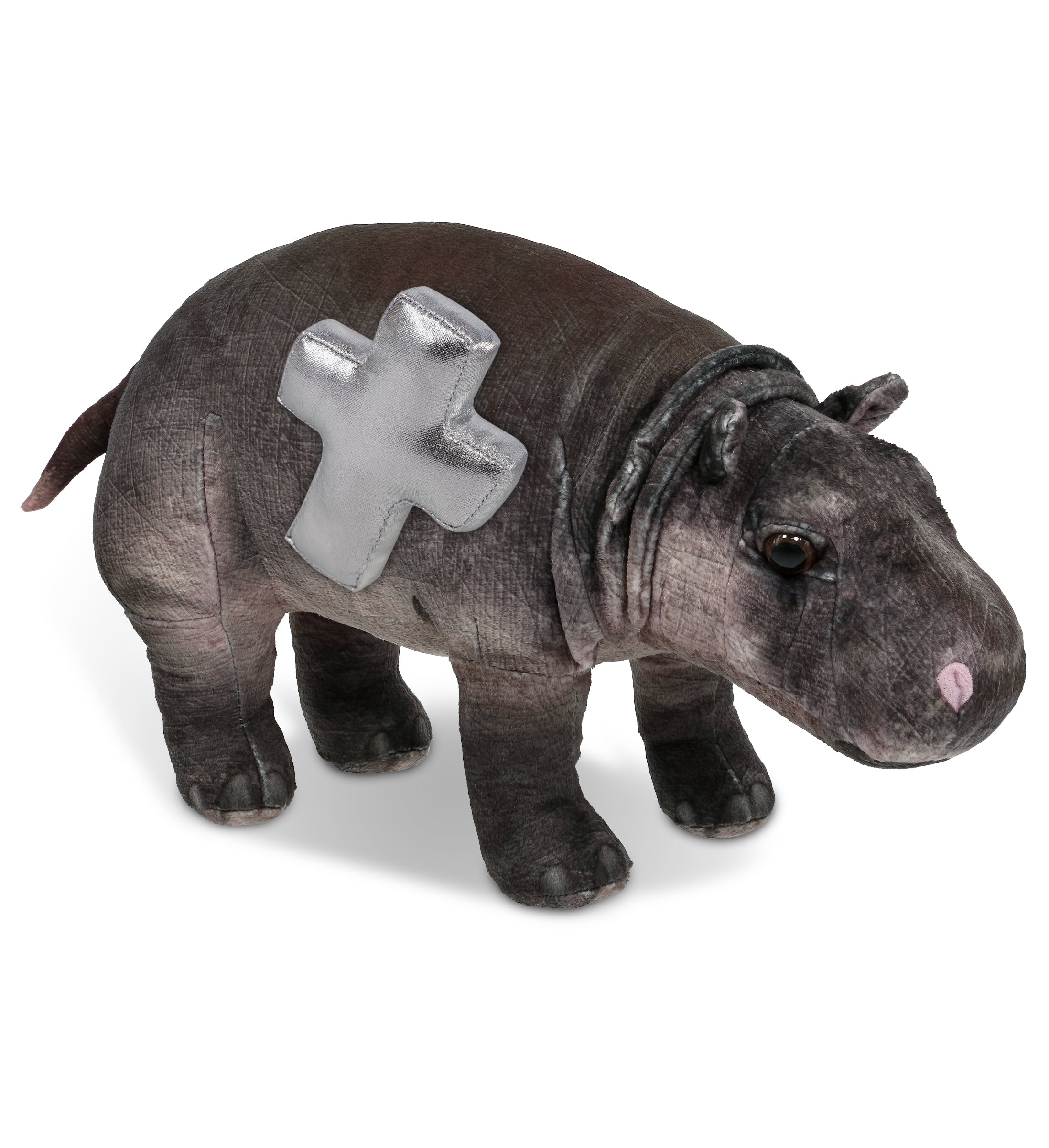 PLUSH CROSS - WILD COLLECTION PLUSH - HIPPO 13"