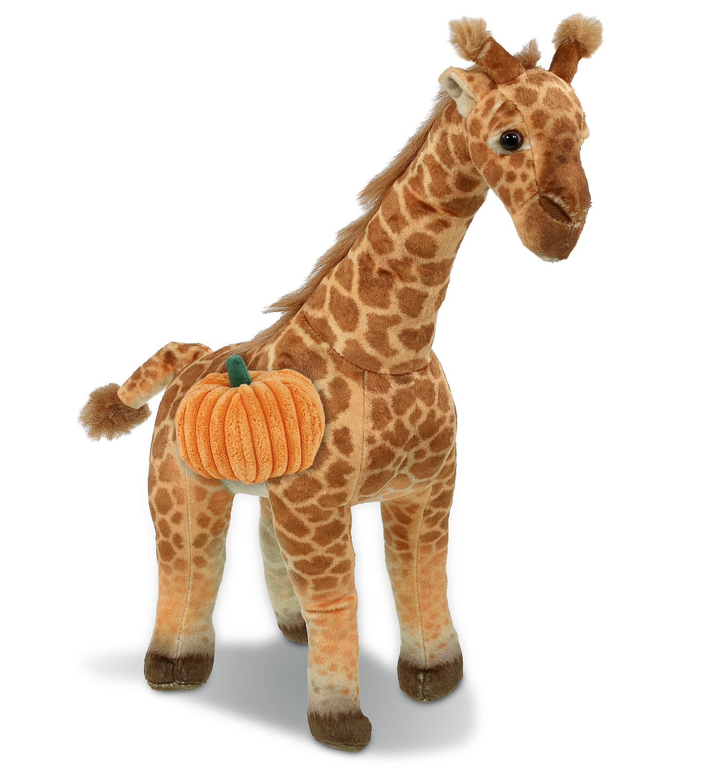 WILD COLLECTION PLUSH - GIRAFFE 15" WITH PUMPKIN PLUSH