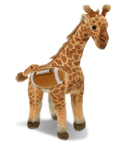 WILD COLLECTION PLUSH - GIRAFFE 15" WITH FOOTBALL PLUSH