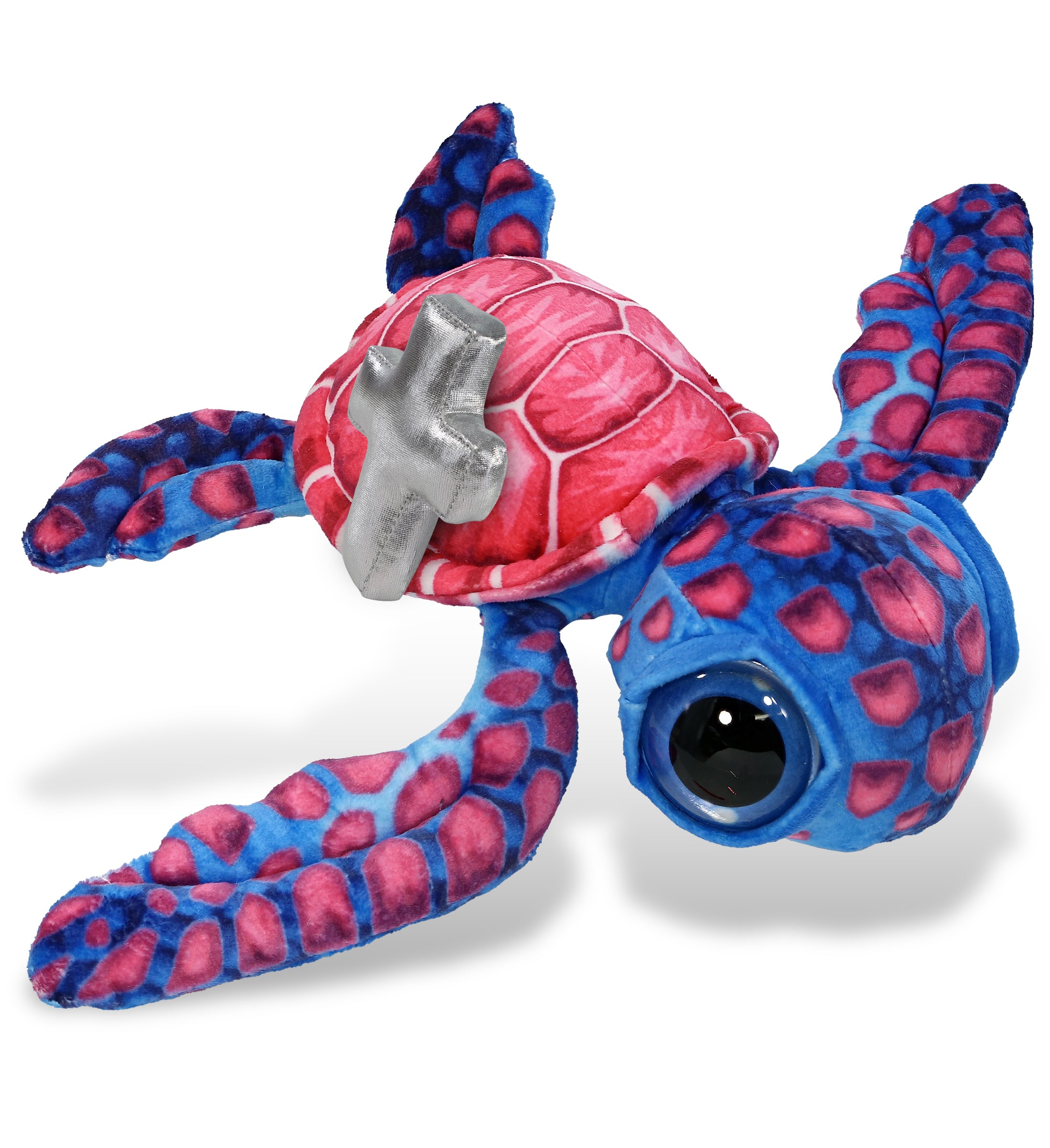 PLUSH CROSS - WILD COLLECTION PLUSH - PINK SEA TURTLE 10"