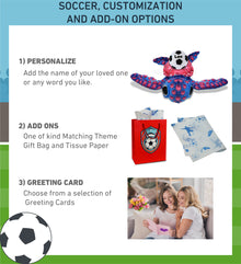 WILD COLLECTION PLUSH - PINK SEA TURTLE 10" WITH SOCCER PLUSH