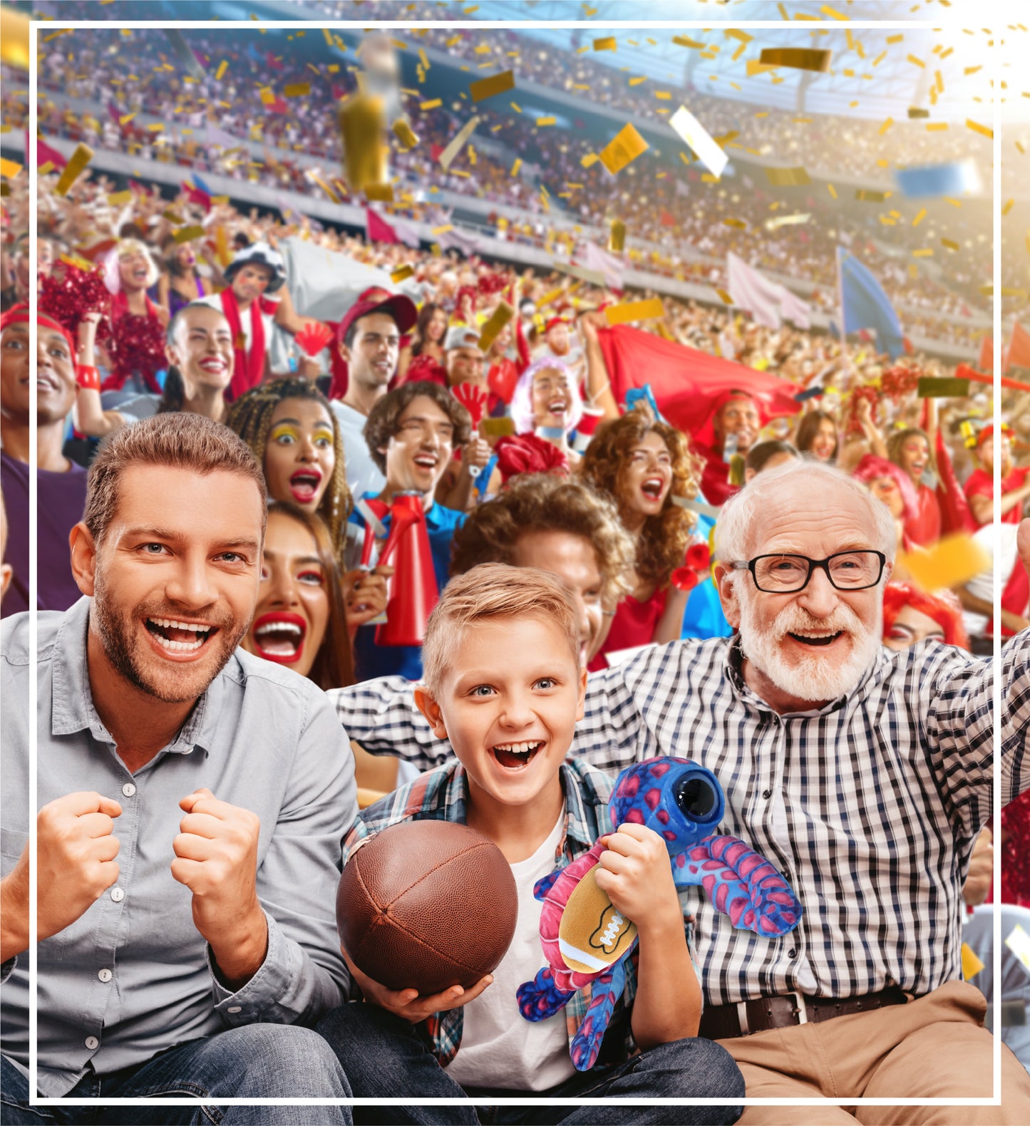 WILD COLLECTION PLUSH - PINK SEA TURTLE 10" WITH FOOTBALL PLUSH