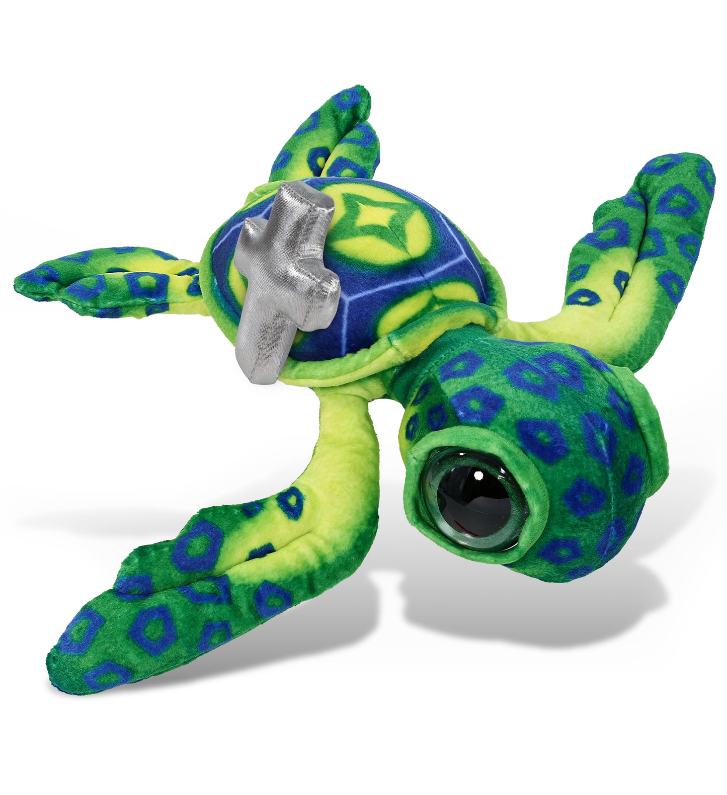 PLUSH CROSS - WILD COLLECTION PLUSH - GREEN SEA TURTLE 10"