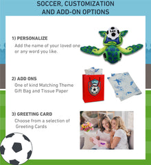 WILD COLLECTION PLUSH - GREEN SEA TURTLE 10" WITH SOCCER PLUSH