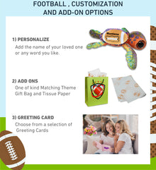 WILD COLLECTION PLUSH - COLORFUL SEA TURTLE 10" WITH FOOTBALL PLUSH