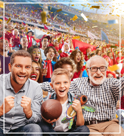 WILD COLLECTION PLUSH - COLORFUL SEA TURTLE 10" WITH FOOTBALL PLUSH