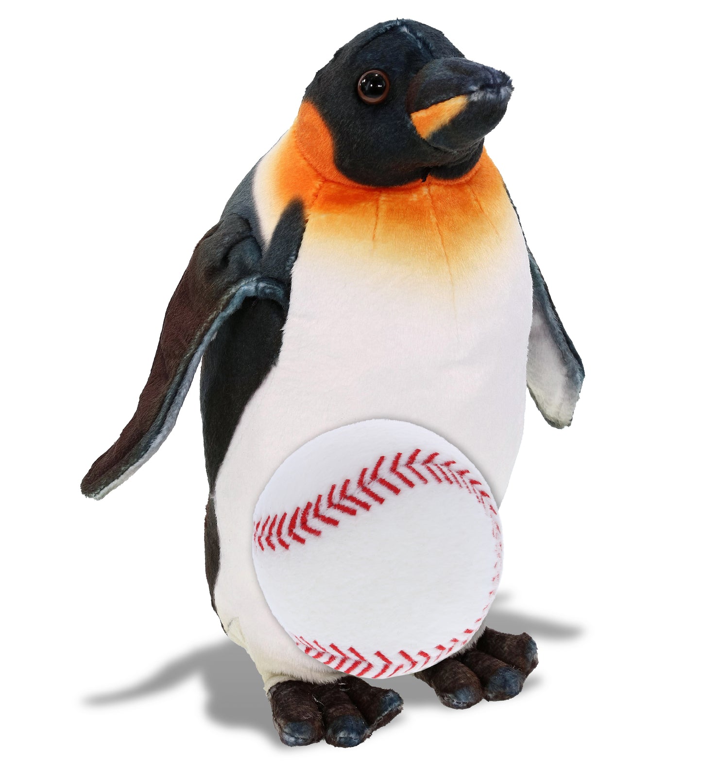WILD COLLECTION PLUSH - PENGUIN 9" WITH BASEBALL PLUSH