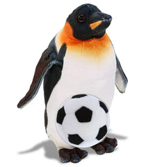 WILD COLLECTION PLUSH - PENGUIN 9" WITH SOCCER PLUSH