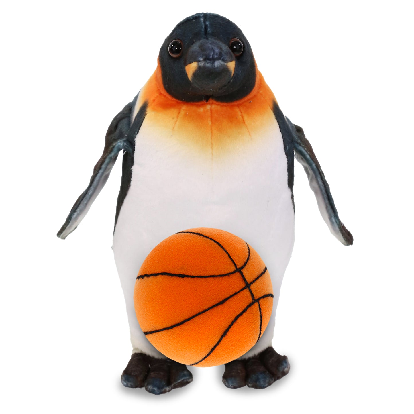 WILD COLLECTION PLUSH - PENGUIN 9" WITH BASKETBALL PLUSH