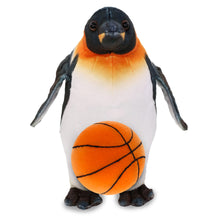 WILD COLLECTION PLUSH - PENGUIN 9" WITH BASKETBALL PLUSH