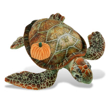WILD COLLECTION PLUSH - SEA TURTLE 14" WITH PUMPKIN PLUSH
