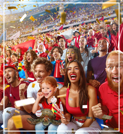 WILD COLLECTION PLUSH - SEA TURTLE 14" WITH BASEBALL PLUSH